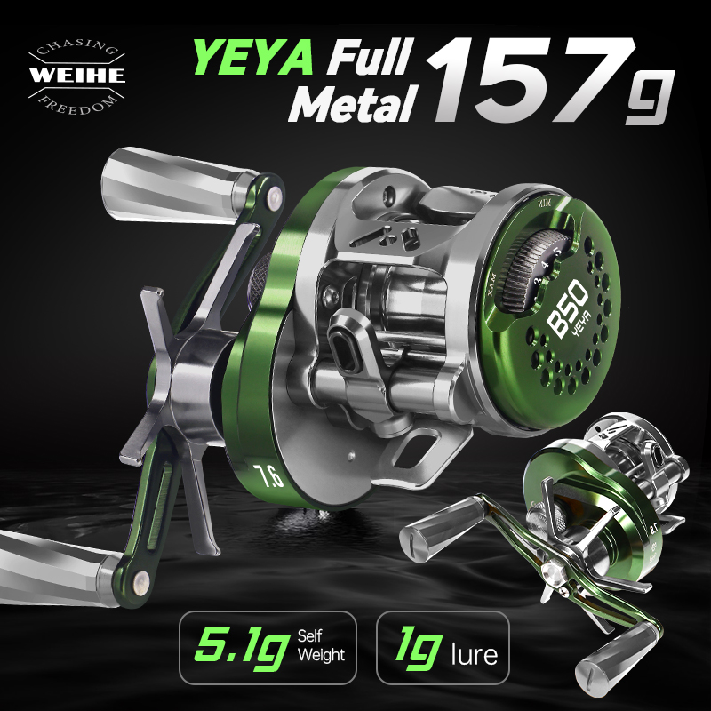 Trolling Reel - WEIHE 1pcs 156g Full Metal Trolling