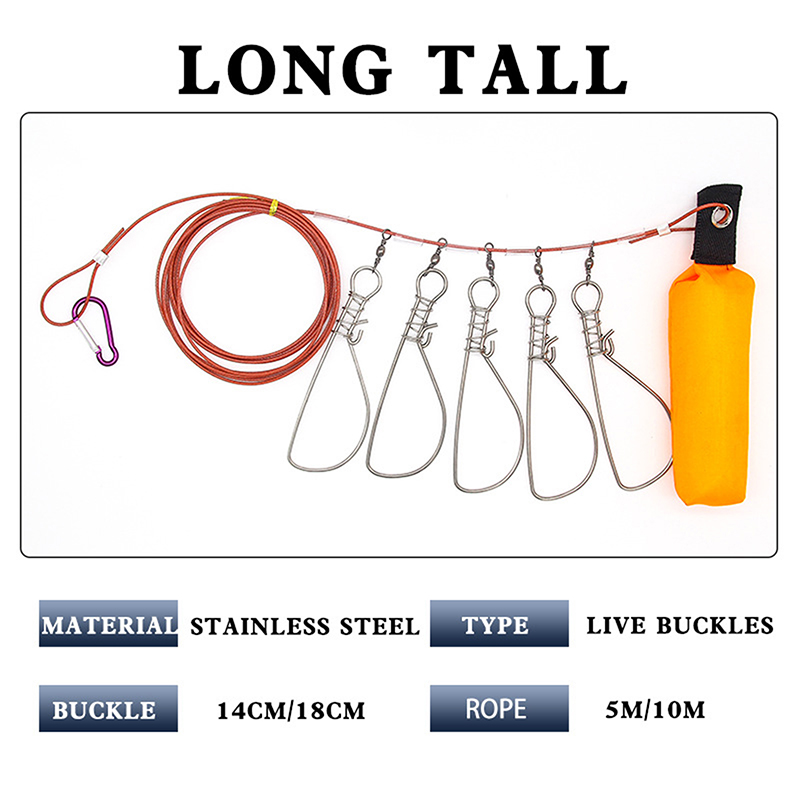New 5-snap Float Fish Stringer - Conventional Reel review and price