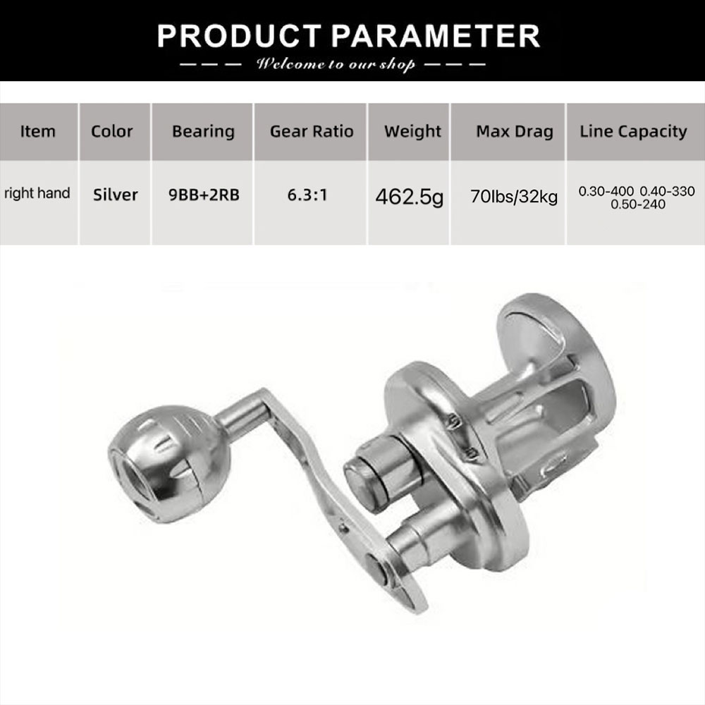 Saltwater Trolling Reel High S - Spincast Reel review and price