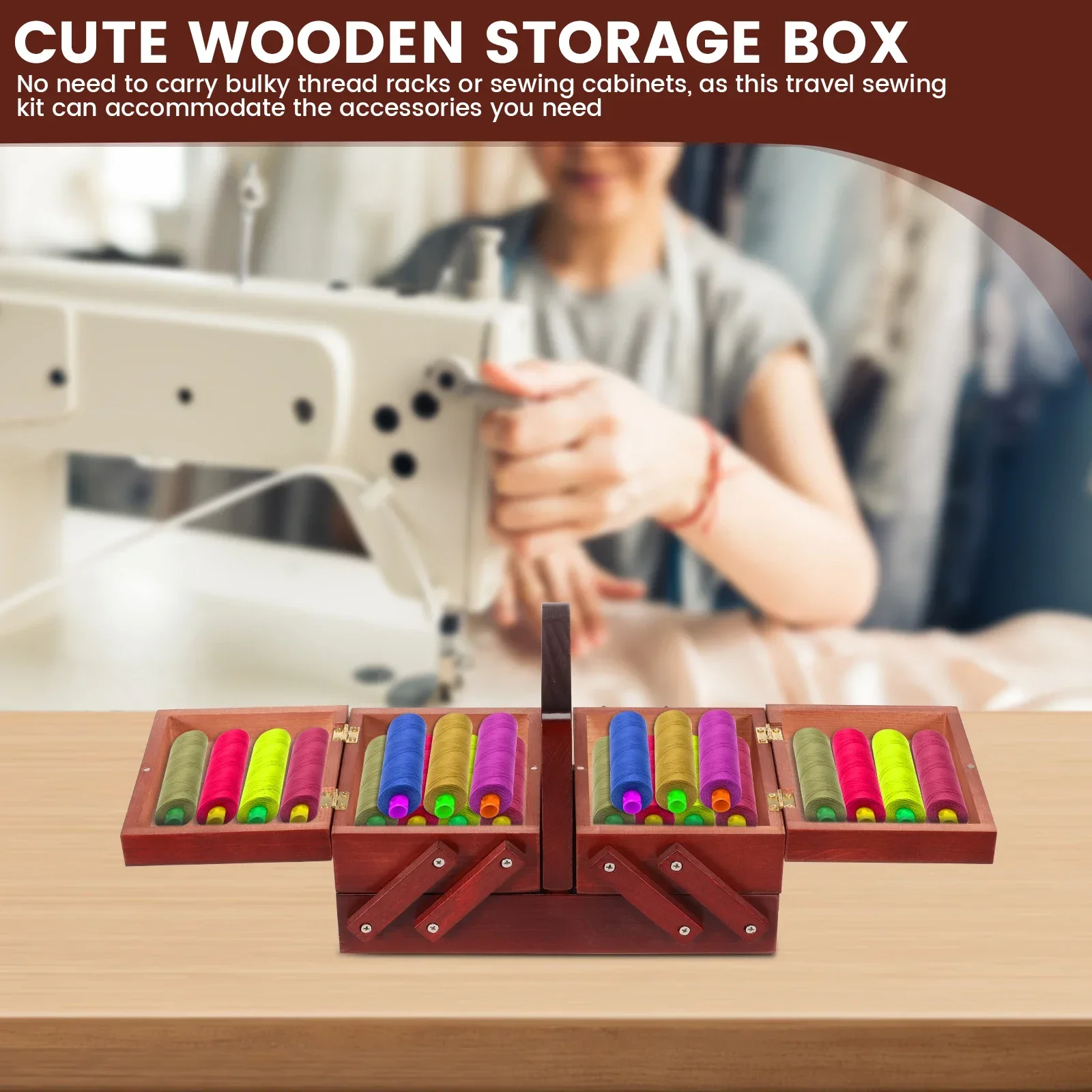 Expandable Sewing Thread Box W - Reel Handle review and price